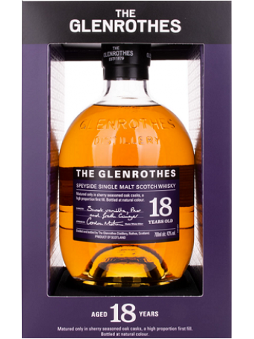 WHISKY GLENROTHES 18 YO MATURED IN SHERRY CASK 0,7 43%